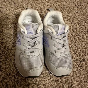 New Balance Kid's 574 V1 Flower Power Bungee Sneaker